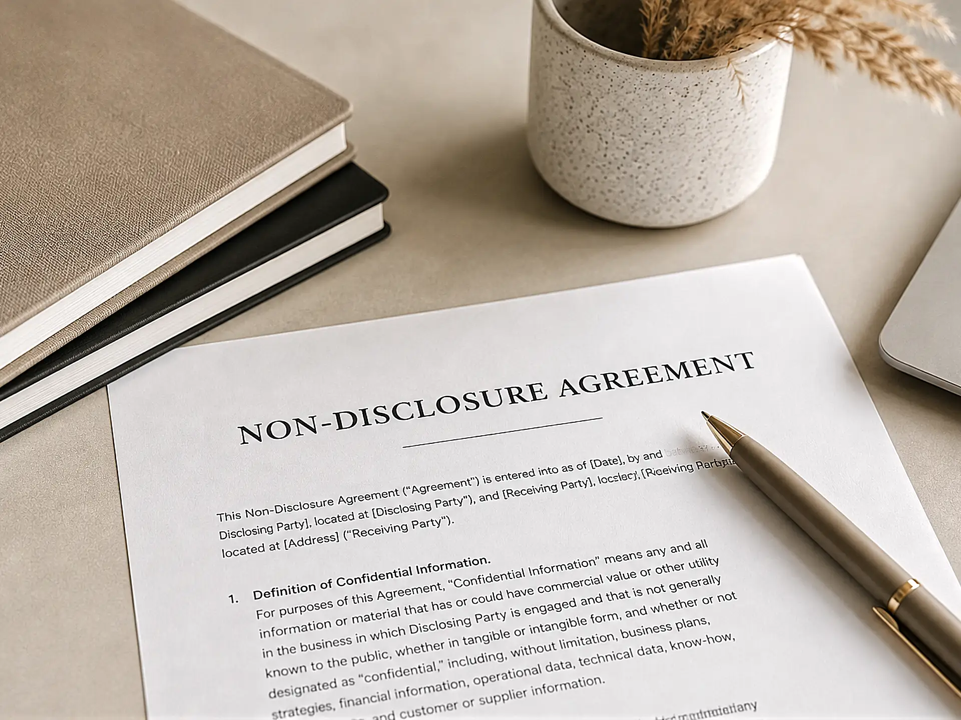 Non Disclosure agreement document