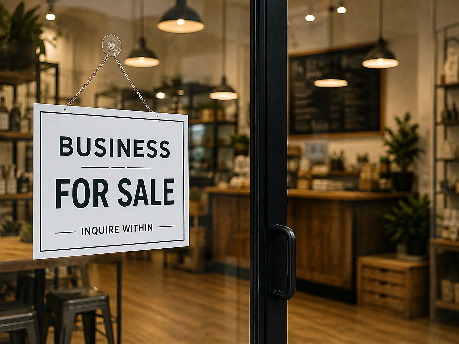 Stock Purchases - Business for Sale sign