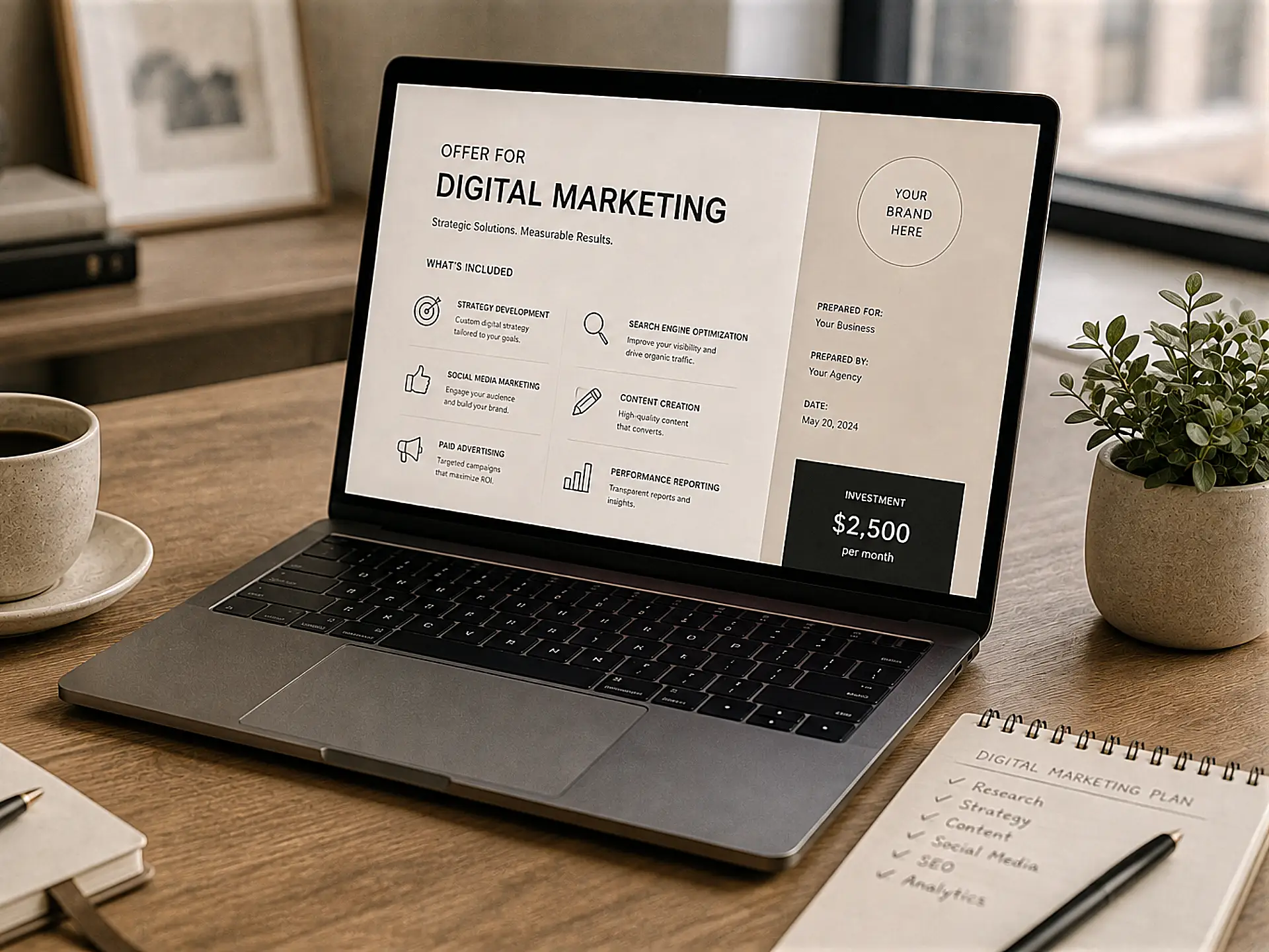 Website Development Contract document